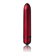 Красная гладкая вибропуля Scarlet Velvet - 9 см. фото в интим магазине Love Boat
