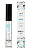 Блеск для губ Hot Kiss Coconut с ароматом кокоса - 7 мл. фото в интим магазине Love Boat