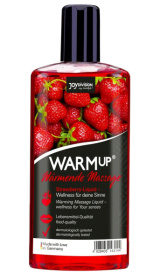 Разогревающее масло WARMup Strawberry - 150 мл.  фото в интим магазине Love Boat