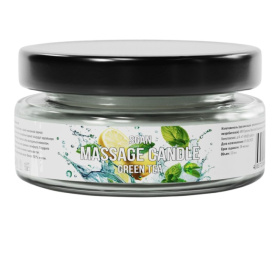 Массажная свеча «Зелёный чай» - 50 мл. фото в интим магазине Love Boat