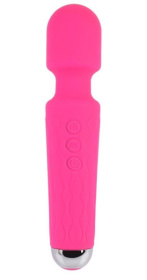 Розовый жезловый вибратор Wacko Touch Massager - 20,3 см. фото в интим магазине Love Boat