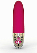 Ярко-розовый водонепроницаемый вибратор Sleak Freak - 14,5 см. фото в интим магазине Love Boat
