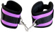 Наручники из неопрена фиолетового цвета