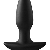 Черная анальная вибропробка FantASStic Vibrating Plug - 14 см.