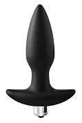 Черная анальная вибропробка FantASStic Vibrating Plug - 14 см. фото в интим магазине Love Boat