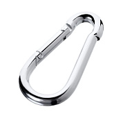 
Серебристый карабин TOYFA Metal фото в интим магазине Love Boat