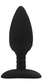 Черная анальная вибровтулка Anal Libido - 12,2 см. фото в интим магазине Love Boat