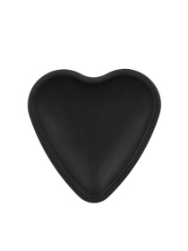 Черный нереалистичный дилдо Emotional Plus на присоске - 13 см.