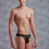 Мужские трусы-стринги с кружевом Doreanse Black Lace