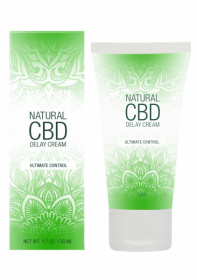 Крем-пролонгатор Natural CBD Delay Cream - 50 мл. фото в интим магазине Love Boat