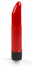 Красный мини-вибратор - 11,5 см. фото в секс шопе Love Boat
