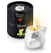 Массажная свеча с ароматом мохито Bougie de Massage Mojito - 80 мл. фото в интим магазине Love Boat