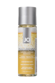 Лубрикант на водной основе JO H2O Champagne Flavored Lubricant с ароматом шампанского - 60 мл. фото в интим магазине Love Boat