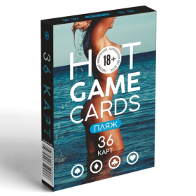 Игральные карты Hot Game Cards «Пляж» фото в интим магазине Love Boat