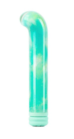 Зеленый компактный вибратор из стекла Magic Cane - 12 см. фото в секс шопе Love Boat