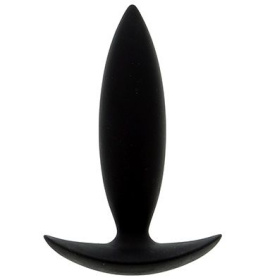 Чёрная мини-пробка для анальной стимуляции BOOTYFUL ANAL PLUG XTRA SMALL BLACK - 9 см. фото в интим магазине Love Boat