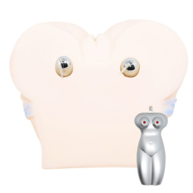 Мастурбатор-попка с двойной вибрацией и двумя входами