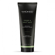 Массажный легкий крем WICKED Sage plus Sea Salt - 120 мл. фото в интим магазине Love Boat