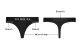Черные трусики для ношения клиторального стимулятора Panty Lover - size M