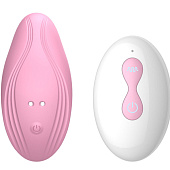 Розовый вибратор в трусики с пультом ДУ