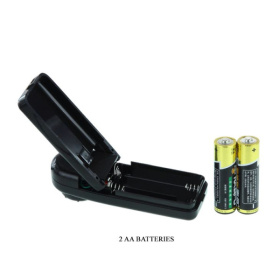 Чёрный расширяющийся анальный вибратор - 15,5 см.