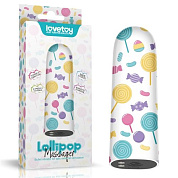 Мини-вибратор Rechargeable Lollipop Massager - 8,5 см. фото в интим магазине Love Boat