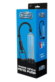 Прозрачная вакуумная помпа Trigger Handle Penis Pump