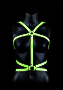 
Портупея Body Harness с неоновым эффектом - размер L-XL фото в интим магазине Love Boat