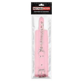 Розовые мягкие наручники на регулируемых ремешках