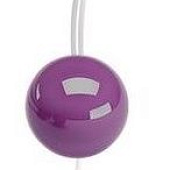 Фиолетовые вагинальные шарики Twins Ball
