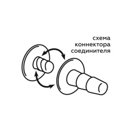 Большая телесная фаллическая насадка на трусики с плугом - 20,5 см.