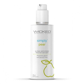 Гель-лубрикант на водной основе с ароматом груши Wicked Simply Pear - 70 мл. фото в интим магазине Love Boat