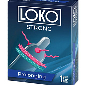 Стимулирующая насадка на пенис LOKO STRONG с продлевающим эффектом