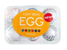 Набор из 6 мастурбаторов Tenga EGG III с различным рельефом фото в интим магазине Love Boat