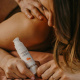 Массажный гель-смазка Allover Delicious Massage Gel с ароматом персика и абрикоса - 50 мл.