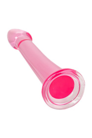 Розовый нереалистичный фаллоимитатор Jelly Dildo XL - 22 см.