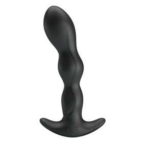 Черный анальный стимулятор простаты с вибрацией Special Anal Massager - 14,5 см. фото в интим магазине Love Boat