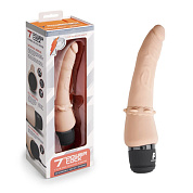Телесный анальный вибратор 7  Slim Anal Realistic Vibrator - 20 см. фото в интим магазине Love Boat