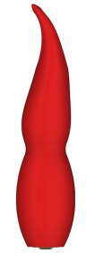 Красный клиторальный стимулятор FULLA - 13 см. фото в интим магазине Love Boat