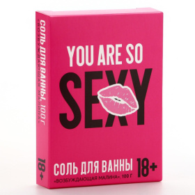 Соль для ванны Beauty с ароматом малины - 100 гр.