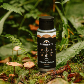Анальный лубрикант на водной основе SIBIRSKIY с ароматом грецкого ореха - 100 мл.