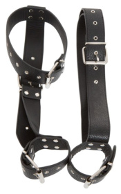 Фиксация на шею и запястья Bad Kitty Neck and Hand Restraints