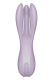 Сиреневый клиторальный вибромассажер Threesome 2