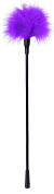 
Щекоталка с фиолетовым пушком на кончике - 41,5 см. фото в интим магазине Love Boat