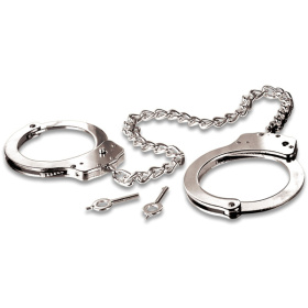 
Металлические оковы на ноги Metal Leg Cuffs фото в интим магазине Love Boat