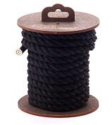 
Черная хлопковая веревка для бондажа на катушке - 5 м. фото в интим магазине Love Boat
