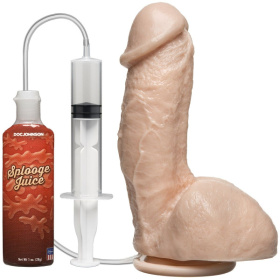 Фаллоимитатор с имитацией семяизвержения The Amazing Squirting Realistic Cock - 18,8 см. фото в интим магазине Love Boat