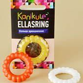 Цветное рельефное эрекционное кольцо Ellasring