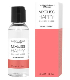 Смазка на силиконовой основе Mixgliss Happy - 50 мл. фото в интим магазине Love Boat