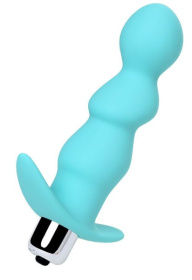 Мятная анальная вибровтулка Bland - 12 см. фото в интим магазине Love Boat